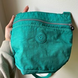 Bright Teal/Green Kipling Satchel